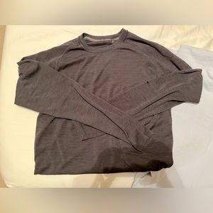 Smartwool Mens Medium Gray Baselayer Longsleeve Top